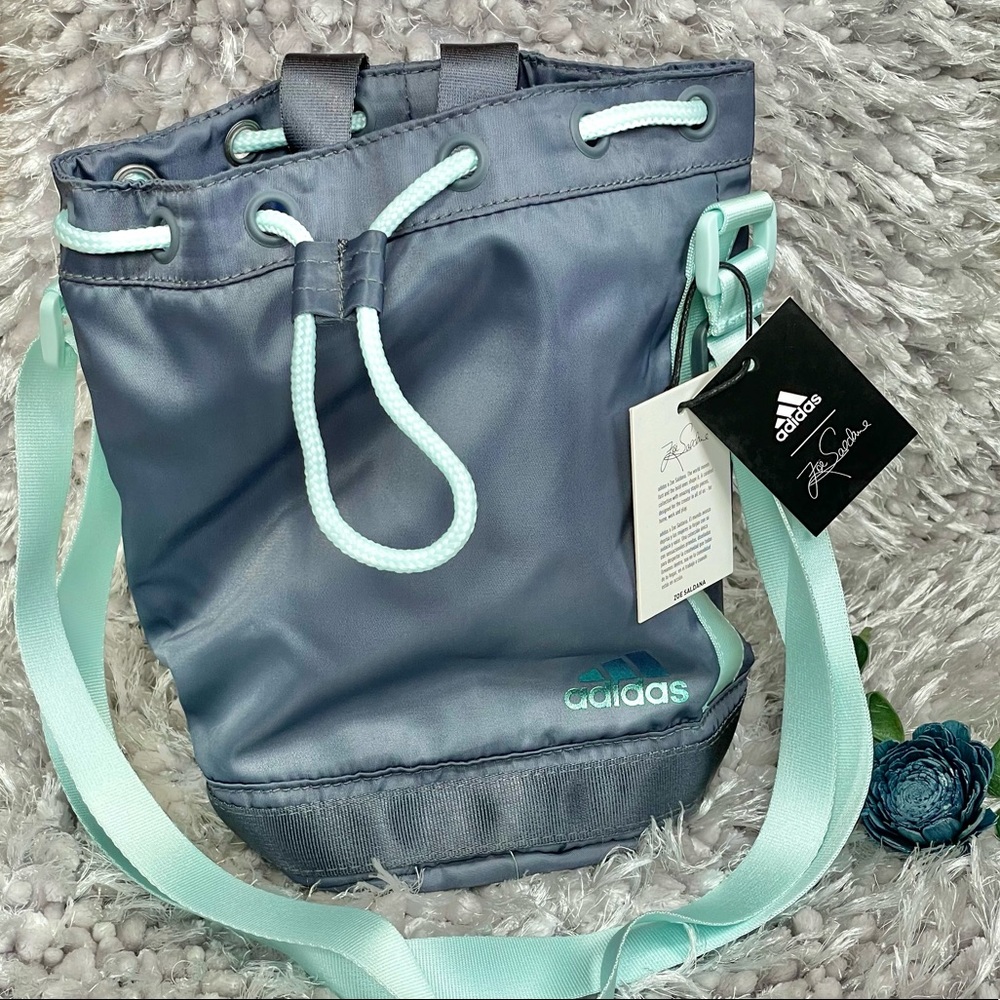 New w/tags adidas by Zoe Saldana U4U BUCKET CROSSBODY Bag with Adjustable strap